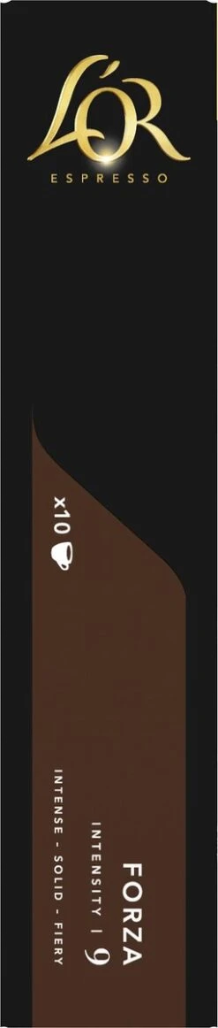 L'OR Espresso Forza Koffiecups - Intensiteit 9/12 - 10 X 10 Capsules 19 L'OR Espresso Forza Koffiecups - Intensiteit 9/12 - 10 X 10 Capsules -Beroemde Koffie Winkel 255x1200 8