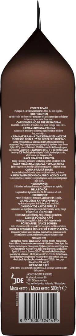 L'OR Espresso Forza Koffiebonen (9) - 4 X 500 Gram -Beroemde Koffie Winkel 273x1200 1