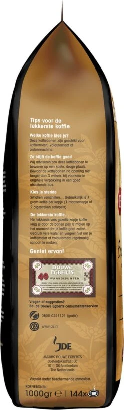Douwe Egberts Excellent Gold Koffiebonen - 5/9 Intensiteit - 4 X 1kg -Beroemde Koffie Winkel 364x1200 7