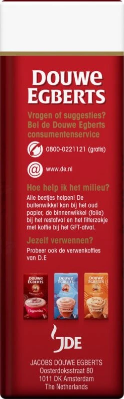 Douwe Egberts Aroma Rood Filterkoffie - 24 X 250 Gram -Beroemde Koffie Winkel 373x1200 1