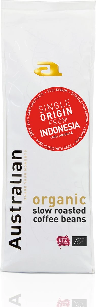 Australian Single Origin Gayo Koffiebonen - 4 X 750 Gram - UTZ Organic 3 Australian Single Origin Gayo Koffiebonen - 4 X 750 Gram - UTZ Organic