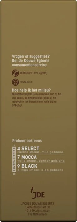 Douwe Egberts Excellent Filterkoffie - 6 X 500 Gram -Beroemde Koffie Winkel 420x1200 3