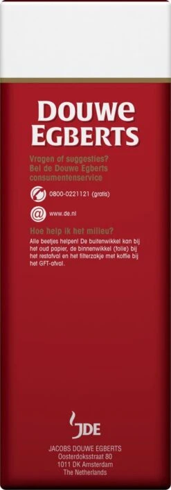 Douwe Egberts Aroma Rood Donker Filterkoffie - 6 X 500 Gram -Beroemde Koffie Winkel 420x1200 7