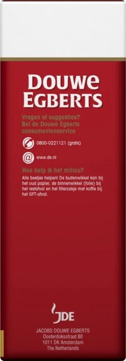 Douwe Egberts Aroma Rood Grove Maling Filterkoffie - 6 X 500 Gram 13 Douwe Egberts Aroma Rood Grove Maling Filterkoffie - 6 X 500 Gram -Beroemde Koffie Winkel 421x1200 1