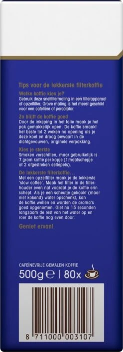 Douwe Egberts Decafé Filterkoffie - 6 X 500 Gram -Beroemde Koffie Winkel 421x1200 4