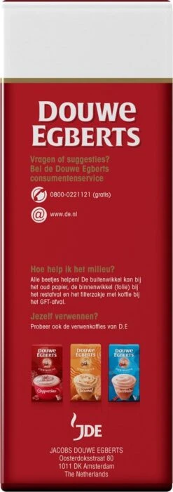 Douwe Egberts Aroma Rood Filterkoffie - Dubbelpak 6 X 1000 Gram -Beroemde Koffie Winkel 423x1200 1