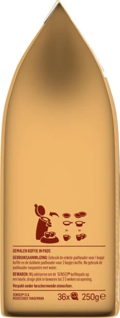 Senseo Gold Koffiepads - 5/9 Intensiteit - 10 X 36 Pads -Beroemde Koffie Winkel 454x1200