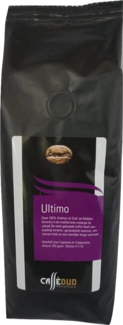 Proefpakket Koffiebonen - Caffè Duo - 5 X 250 Gram - Inclusief 100% Arabica Melanges -Beroemde Koffie Winkel 457x1200
