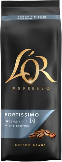 L'OR Espresso Fortissimo Koffiebonen (10) - 4 X 500 Gram -Beroemde Koffie Winkel 463x1200