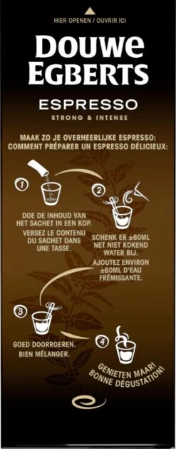 Douwe Egberts Espresso Sticks Oploskoffie - 6 X 25 Zakjes 13 Douwe Egberts Espresso Sticks Oploskoffie - 6 X 25 Zakjes -Beroemde Koffie Winkel 471x1200