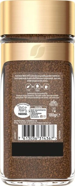 Nescafé Gold Decafé Oploskoffie - 6 Potten à 100 Gram -Beroemde Koffie Winkel 488x1200