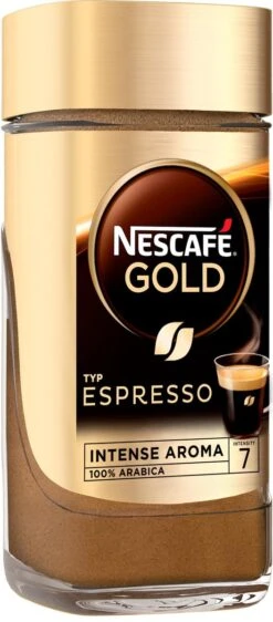 Nescafé Gold Espresso Oploskoffie - 6 Potten à 100 Gram -Beroemde Koffie Winkel 527x1200 1