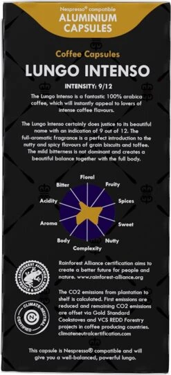 Gran Maestro Italiano - Lungo Intenso - Koffiecups - Nespresso Compatibel Capsules - Krachtige Smaak - 6 X 20 Cups -Beroemde Koffie Winkel 547x1200 2