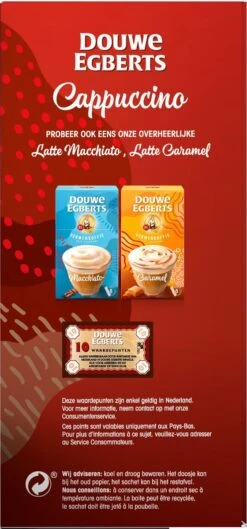 Douwe Egberts Verwenkoffie Cappuccino Oploskoffie - 5 X 10 Zakjes 17 Douwe Egberts Verwenkoffie Cappuccino Oploskoffie - 5 X 10 Zakjes -Beroemde Koffie Winkel 560x1200 1