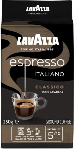 Lavazza Espresso Italiano Classico Gemalen / Filterkoffie - 8 X 250 Gram -Beroemde Koffie Winkel 594x1200