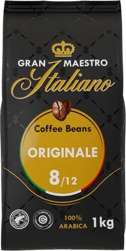 Gran Maestro Italiano - Orginale - Koffiebonen - Bonen Voor Espresso En Lungo - Arabica – 4 X 1kg -Beroemde Koffie Winkel 602x1200 3