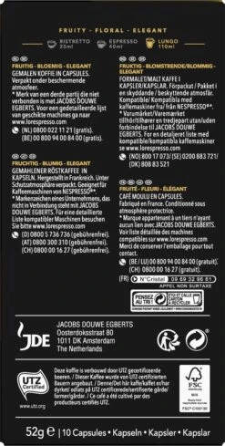 L'OR Lungo Profondo Koffiecups - Intensiteit 8/12 - 10 X 10 Capsules -Beroemde Koffie Winkel 606x1200 13