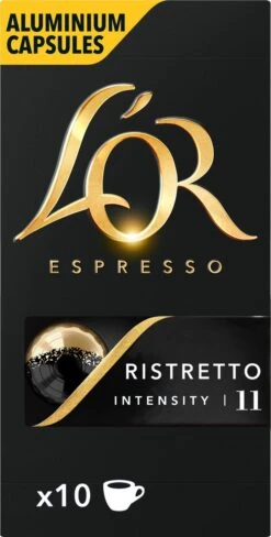 L'OR Espresso Ristretto (11) - 10 X 10 Koffiecups 20 L'OR Espresso Ristretto (11) - 10 X 10 Koffiecups -Beroemde Koffie Winkel 607x1200 1