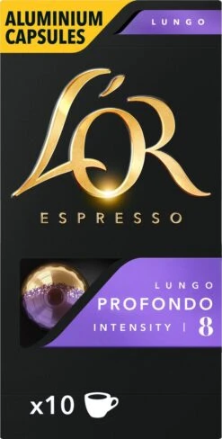 L'OR Lungo Profondo Koffiecups - Intensiteit 8/12 - 10 X 10 Capsules -Beroemde Koffie Winkel 607x1200 11