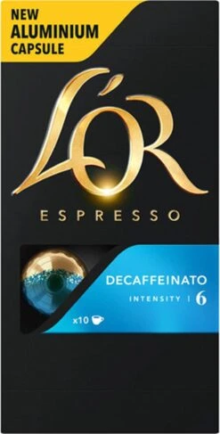 L'OR Espresso Decaffeinato Koffiecups - Intensiteit 6/12 - 10 X 10 Capsules 25 L'OR Espresso Decaffeinato Koffiecups - Intensiteit 6/12 - 10 X 10 Capsules -Beroemde Koffie Winkel 609x1200 1