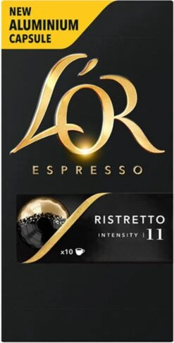 L'OR Espresso Ristretto (11) - 10 X 10 Koffiecups 23 L'OR Espresso Ristretto (11) - 10 X 10 Koffiecups -Beroemde Koffie Winkel 611x1200