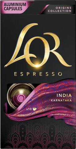 L'OR Espresso Origins India (10) - 10 X 10 Koffiecups 15 L'OR Espresso Origins India (10) - 10 X 10 Koffiecups -Beroemde Koffie Winkel 614x1200 1