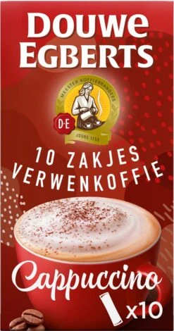 Douwe Egberts Verwenkoffie Cappuccino Oploskoffie - 5 X 10 Zakjes 16 Douwe Egberts Verwenkoffie Cappuccino Oploskoffie - 5 X 10 Zakjes -Beroemde Koffie Winkel 630x1200 1