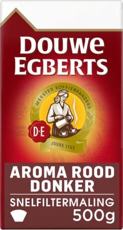 Douwe Egberts Aroma Rood Donker Filterkoffie - 6 X 500 Gram -Beroemde Koffie Winkel 642x1200 4