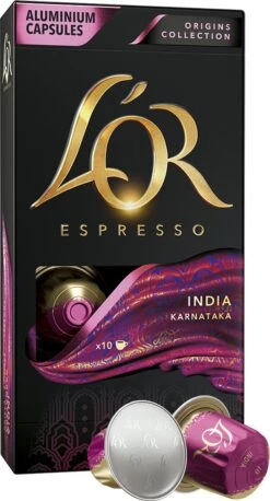 L'OR Espresso Origins India (10) - 10 X 10 Koffiecups 11 L'OR Espresso Origins India (10) - 10 X 10 Koffiecups -Beroemde Koffie Winkel 647x1200