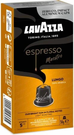 Lavazza Espresso Lungo - Aluminium Nespresso Capsules - 10 Stuks -Beroemde Koffie Winkel 663x1200 2