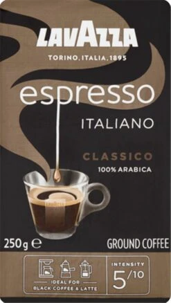 Lavazza Espresso Italiano Classico Gemalen / Filterkoffie - 8 X 250 Gram -Beroemde Koffie Winkel 676x1200 2