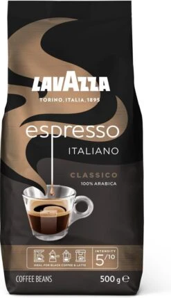 Lavazza Espresso Italiano Classico Koffiebonen - 500 Gram X6 -Beroemde Koffie Winkel 691x1200 1
