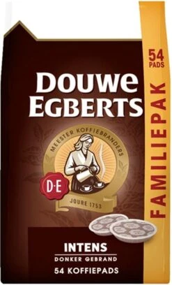 Douwe Egberts Intens Koffiepads - 4 X 54 Pads -Beroemde Koffie Winkel 727x1200 4