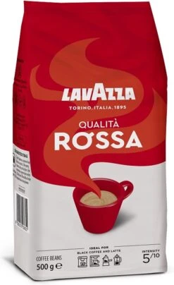 Lavazza Qualita Rossa Koffiebonen - 500 Gram X4 -Beroemde Koffie Winkel 734x1200