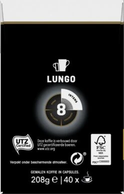 Douwe Egberts Lungo Intens (8) - 5 X 40 Koffiecups -Beroemde Koffie Winkel 765x1200 2