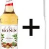 Monin Koffiesiroop Hazelnoot Siroop 70cl Met Doseer Pompje! -Beroemde Koffie Winkel 786x1200