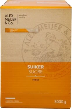 Beroemde Koffie Winkel 32 Alex Meijer Suikersticks - Doos 600 Stuks X 5 Gram - 673531