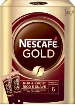 Nescafé Gold Oploskoffie - 6 Doosjes à 25 Zakjes -Beroemde Koffie Winkel 853x1200 1