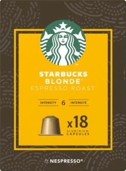 Starbucks By Nespresso Capsules Blonde Espresso Roast - 7 Doosjes à 18 Koffiecups -Beroemde Koffie Winkel 884x1200 1