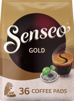 Senseo Gold Koffiepads - 5/9 Intensiteit - 10 X 36 Pads -Beroemde Koffie Winkel 886x1200