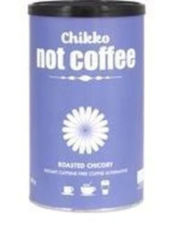 Chikko - Biologische Caffeïnevrije Koffievervanger - Geroosterde Cichorei -Roasted Chicory - 150 G -Beroemde Koffie Winkel 898x1200