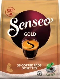 Senseo Gold Koffiepads - 5/9 Intensiteit - 10 X 36 Pads -Beroemde Koffie Winkel 910x1200