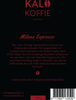 Kalo Koffie - 100% Arabica Koffiebonen - Milano Espresso - 1kg - Exclusieve Koffie -Beroemde Koffie Winkel 921x1200