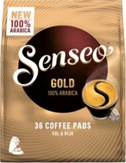 Senseo Gold Koffiepads - 5/9 Intensiteit - 10 X 36 Pads -Beroemde Koffie Winkel 925x1200