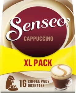 Senseo Cappuccino Koffiepads - 2/9 Intensiteit - 4 X 16 Pads - Voordeelverpakking -Beroemde Koffie Winkel 981x1200 1